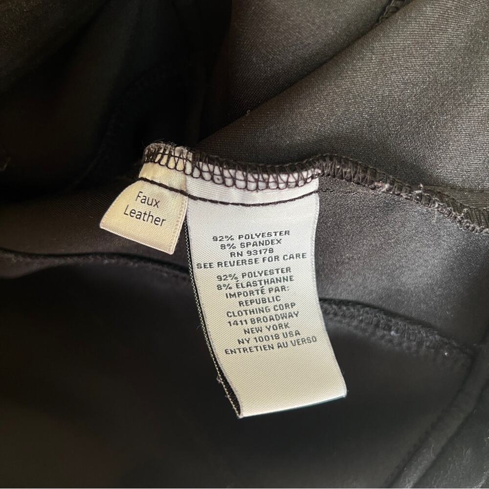 Carmen Marc Valvo Black Faux Suede Utility Jacket Large - Picture 7 of 9